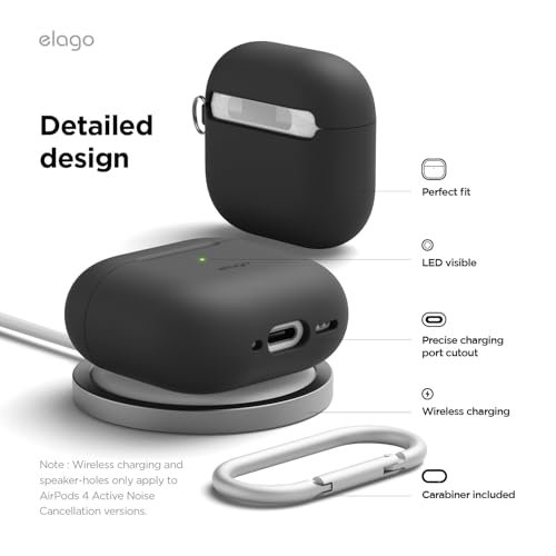 Thumbnail 4 de elago Coque silicone pour AirPods 4 — Protection complète