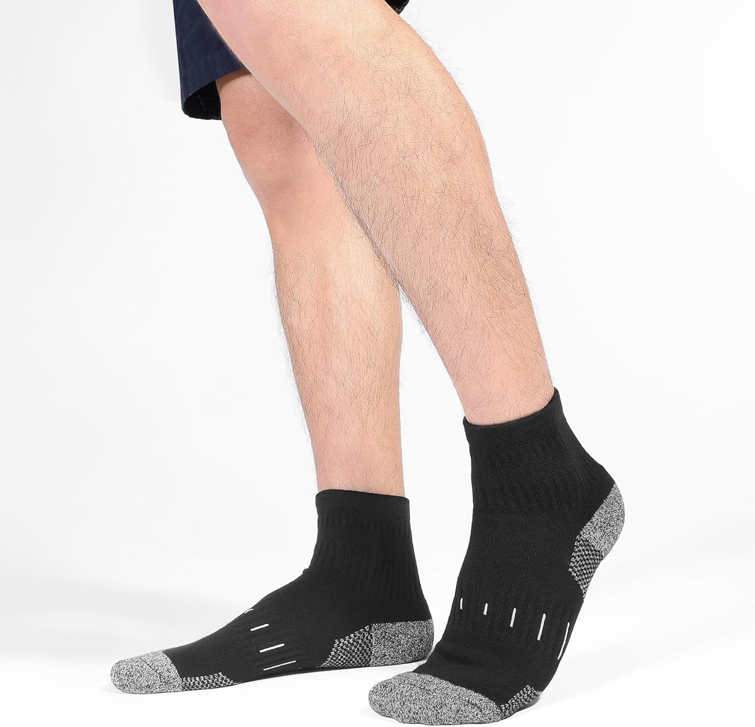 Detalle de YOJOOM Mens Sports Quarter Socks 9-12