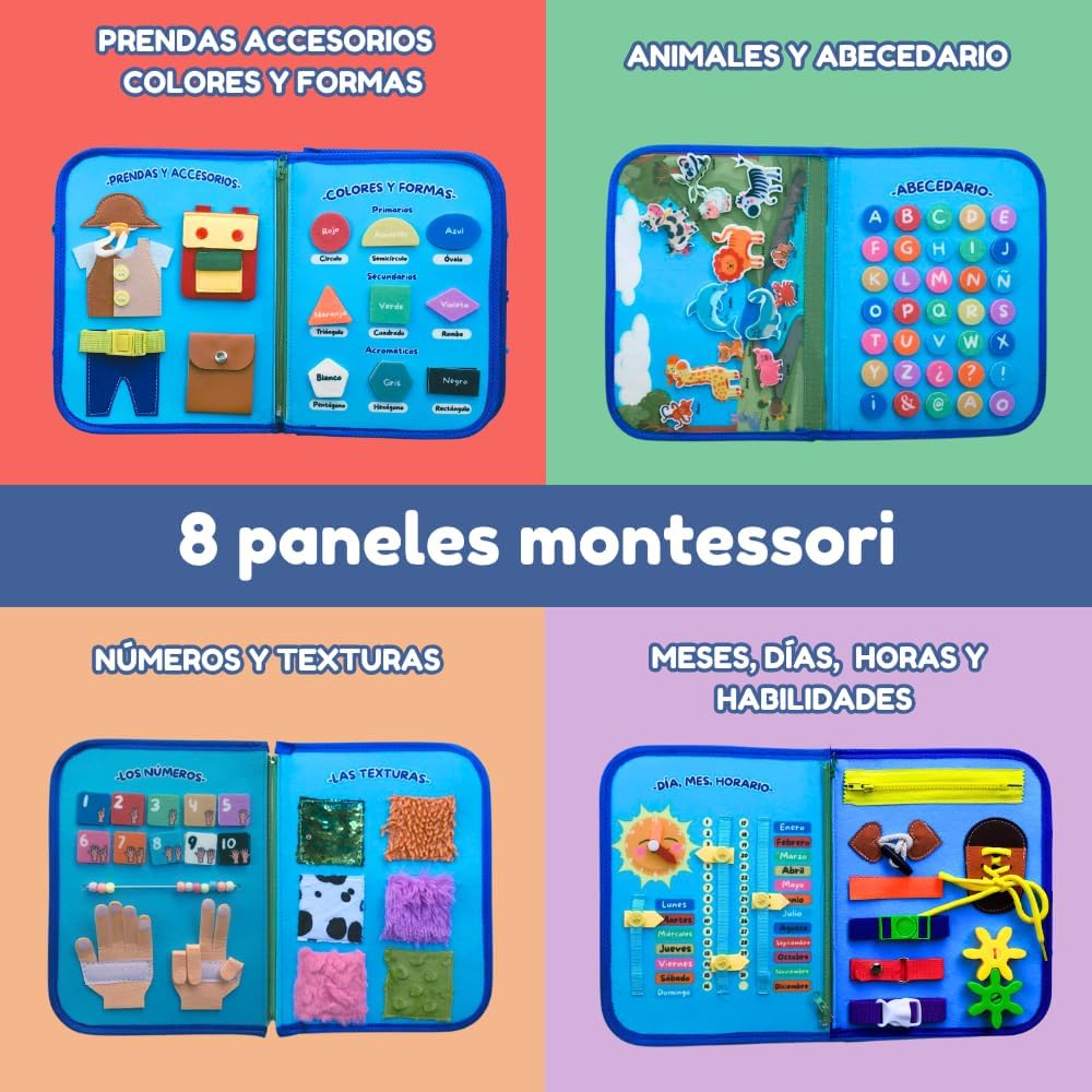 Thumbnail 3 de Vebolary Busy Board Montessori: Juguete Educativo 🧠 para niños