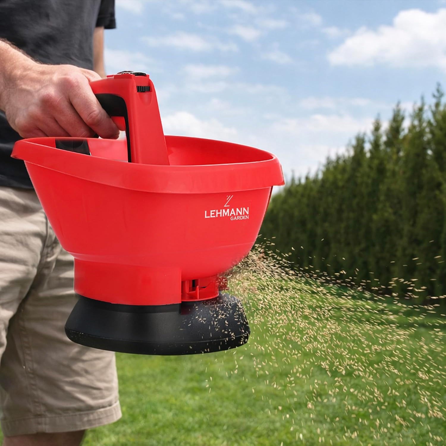 Detalle de LEHMANN TERRA LGARS-2706 handstrooier op batterijen, 2,7 l