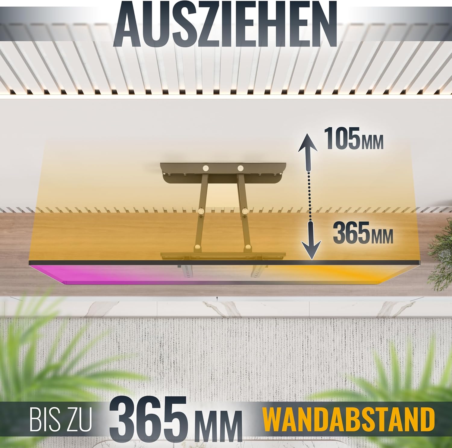 Thumbnail 4 de RICOO S1144 TV-Wandhalterung für 60 kg
