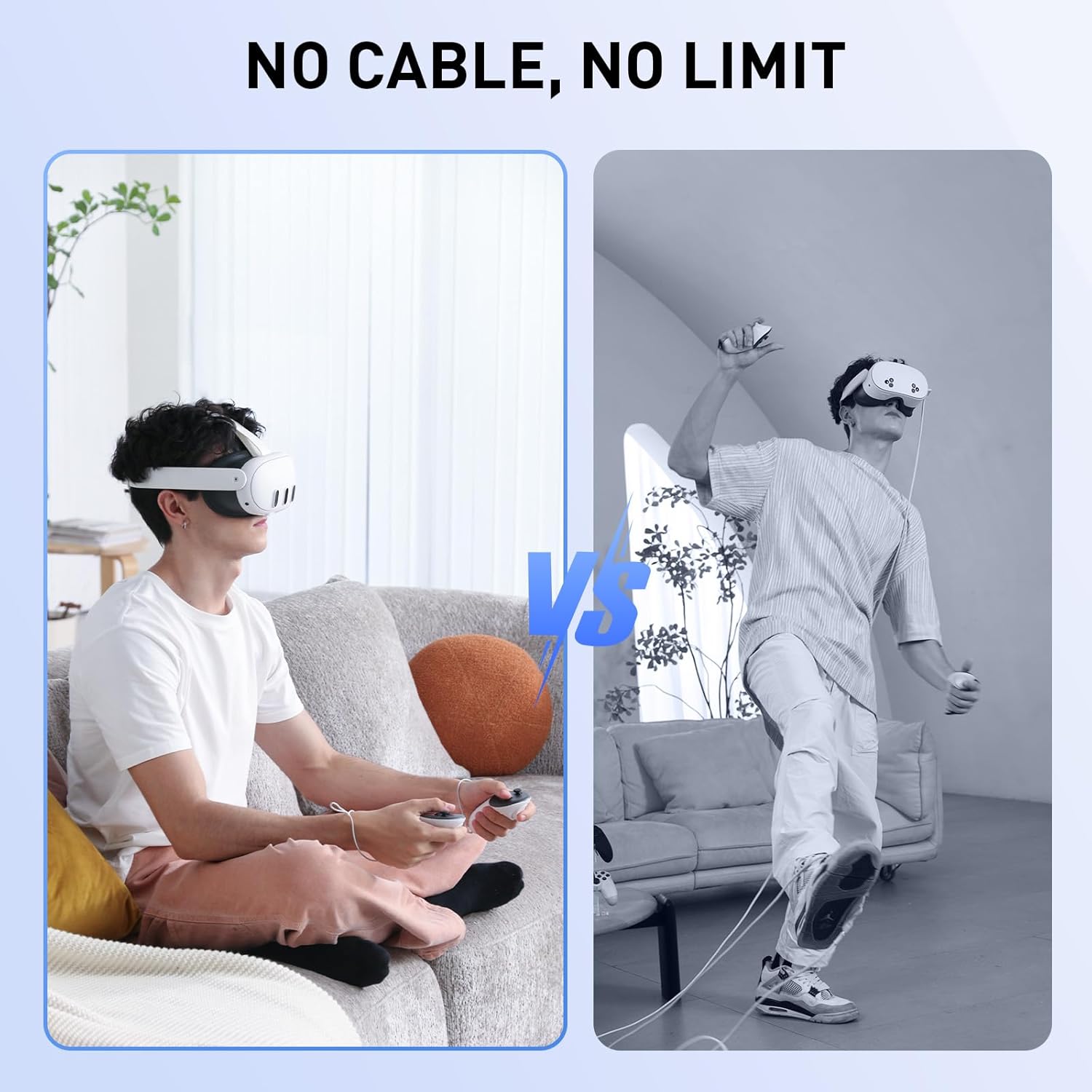 Detalle 2 de PRISMXR Puppis S1 Lite VR Router Replace Link Cable for Meta Quest 3S/3/2/Pro (Wi‑Fi 6, up to 1500 Mbps)