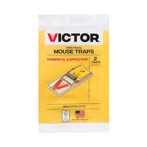 Thumbnail 10 de Victor Wide Pedal Mouse Traps, 12-Pack (Plastic Pedal Snap Traps)