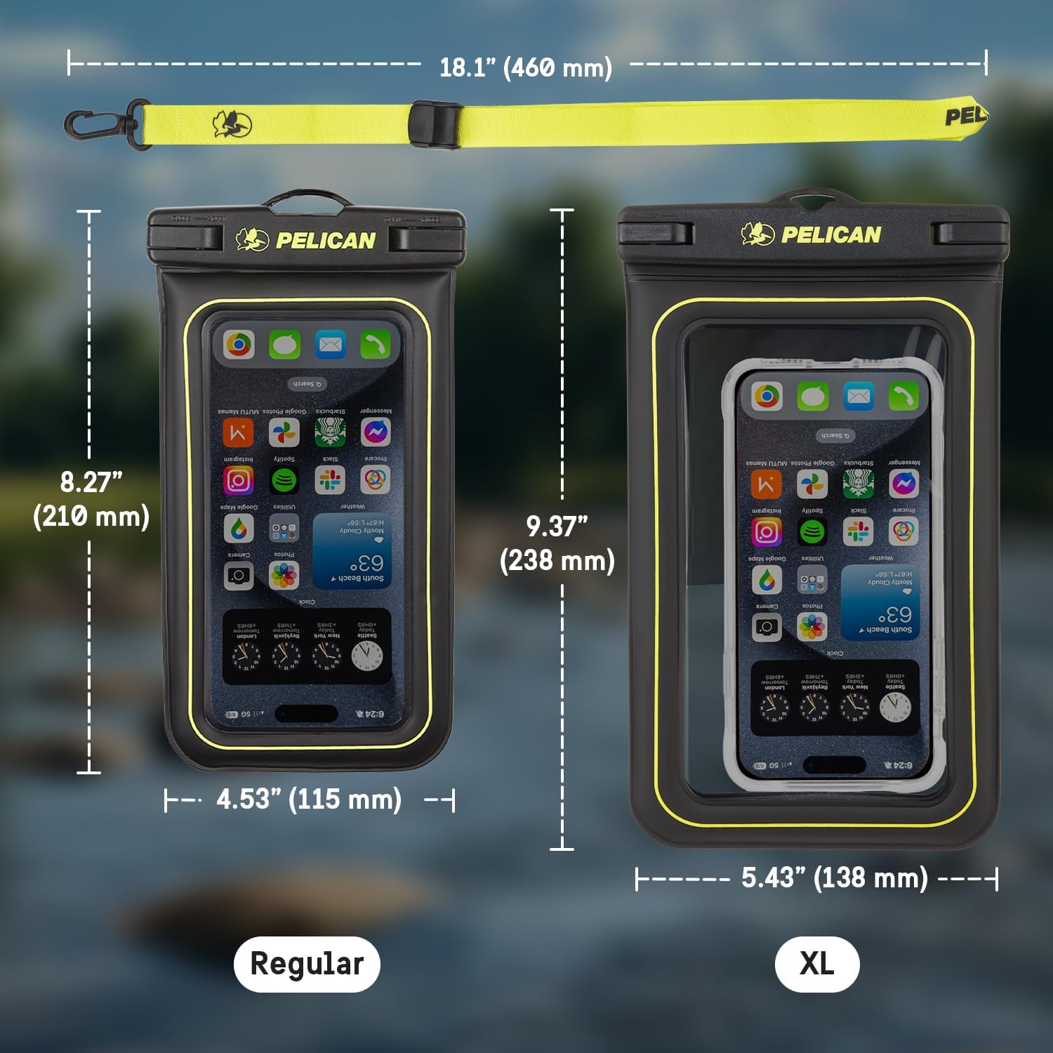 Thumbnail 5 de Pelican Marine 2 Pack IP68 Phone Pouches