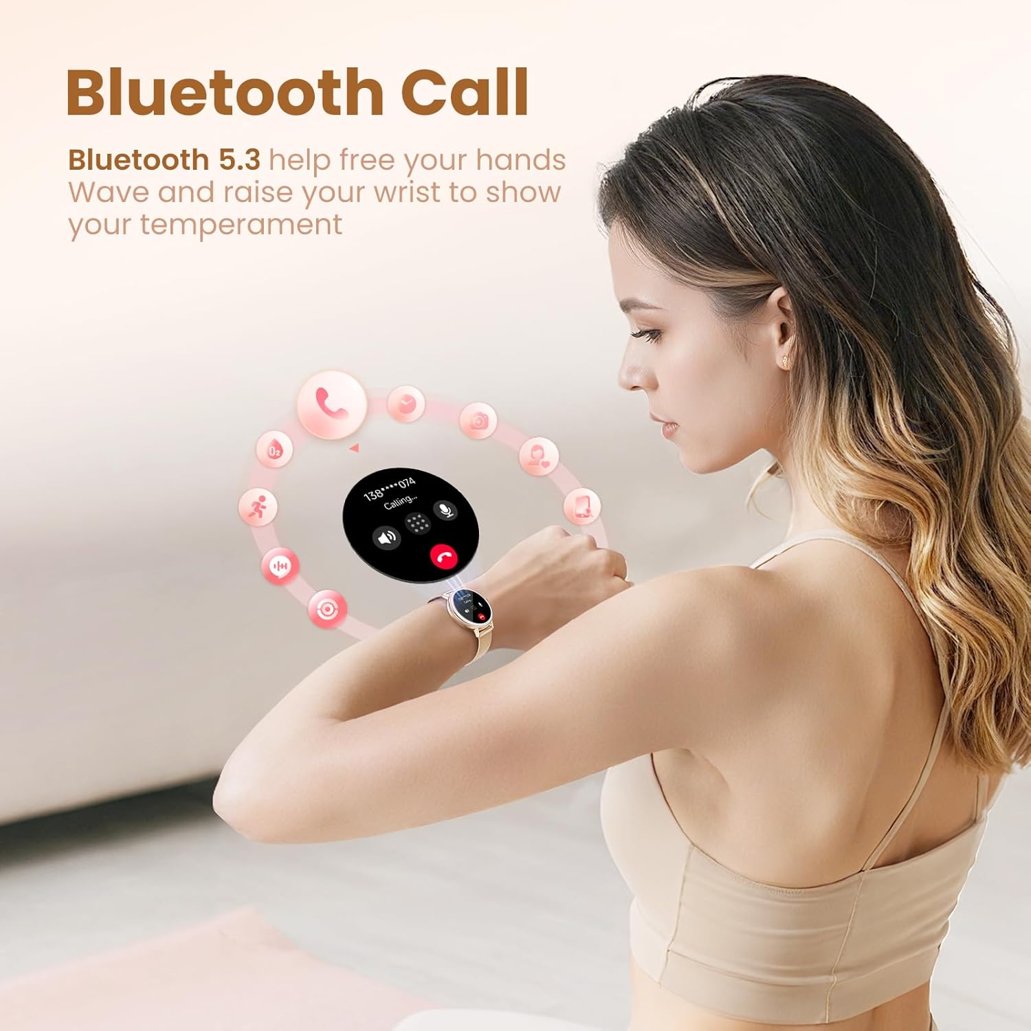 Thumbnail 1 de KEEPONFIT Smart Watch for Women IP68 Waterproof