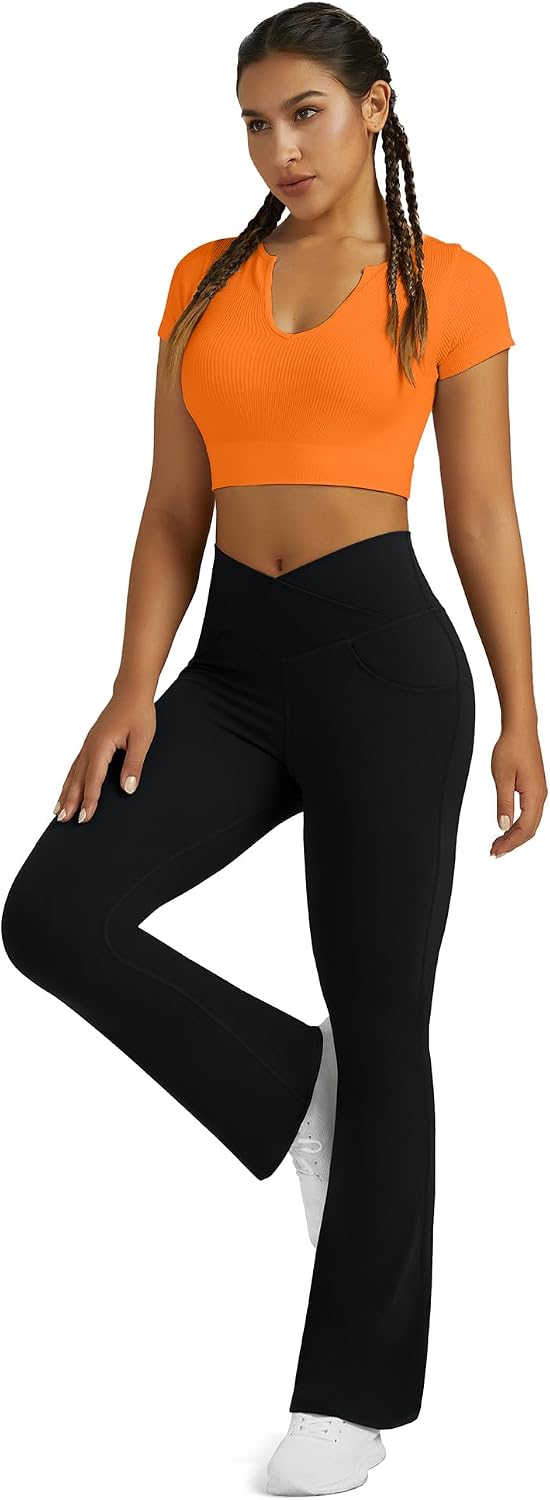 Thumbnail 4 de Boerfmian Flare Leggings High-Waisted Yoga Pants 🧘♀