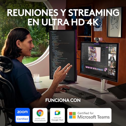 Detalle 2 de Logitech MX Brio Cámara web 4K, 1080p 60 FPS