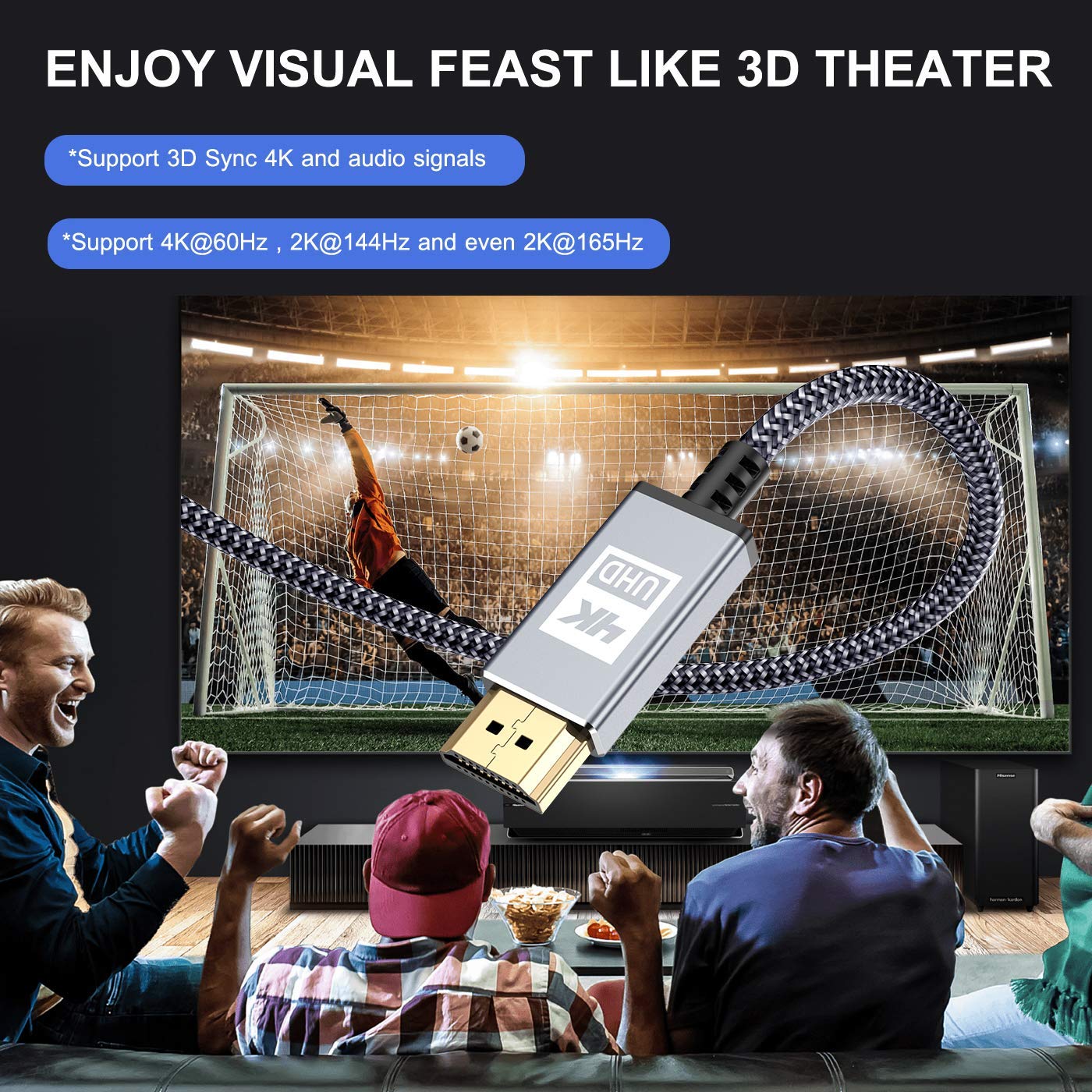 Thumbnail 1 de Sweguard HDMI cable 10 ft