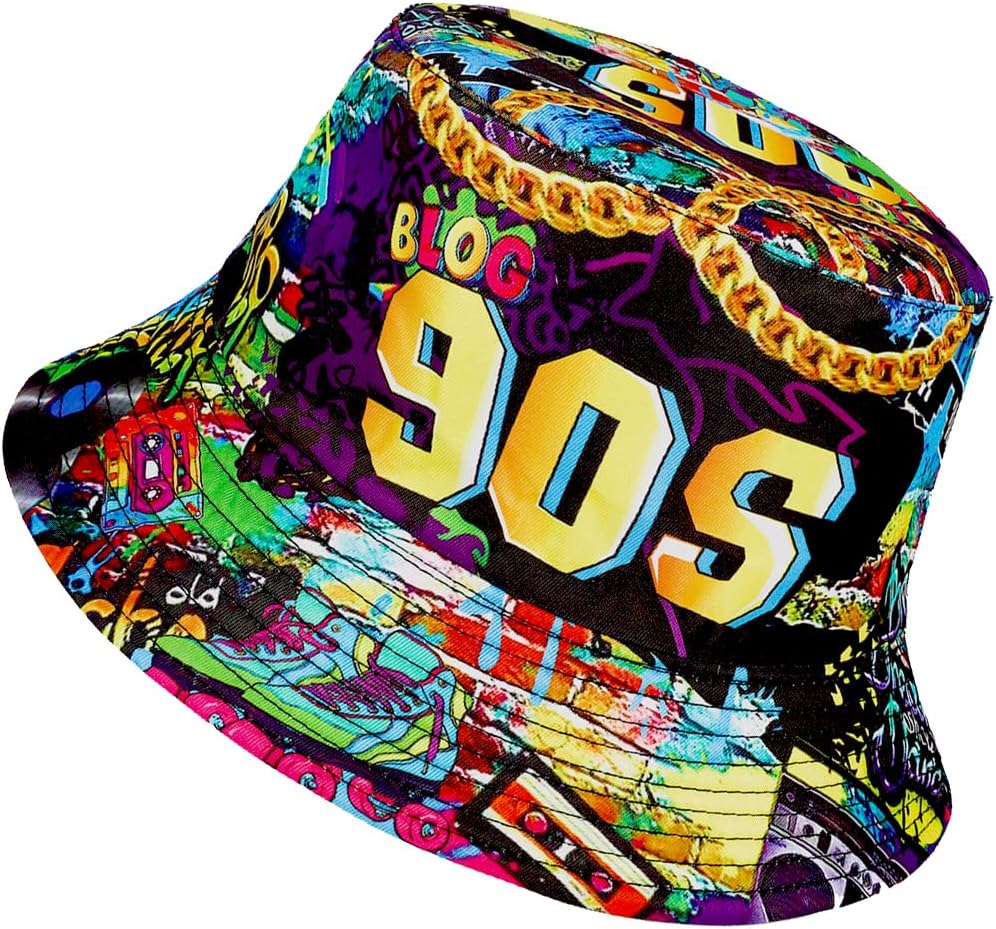 Thumbnail 5 de Eigso Retro Fischerhüte Bucket-Hut im 80er/90er-Stil – Outdoor & Anglerhut für Damen, Polyester