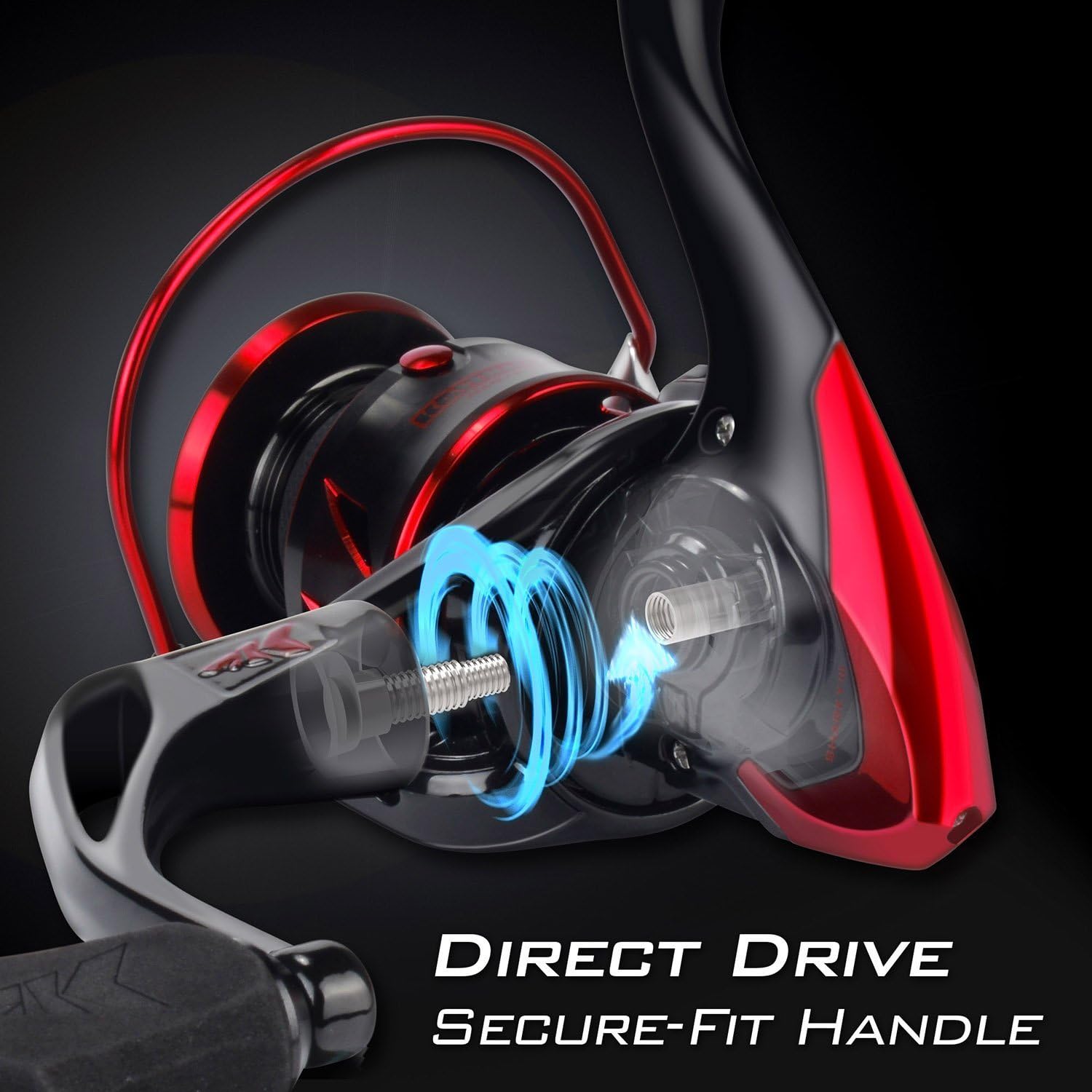 Thumbnail 5 de KastKing Sharky Spinning Reel – 5.2:1 & 6.2:1 Gear Ratios, Carbon Fiber Drag, 10+1 Bearings