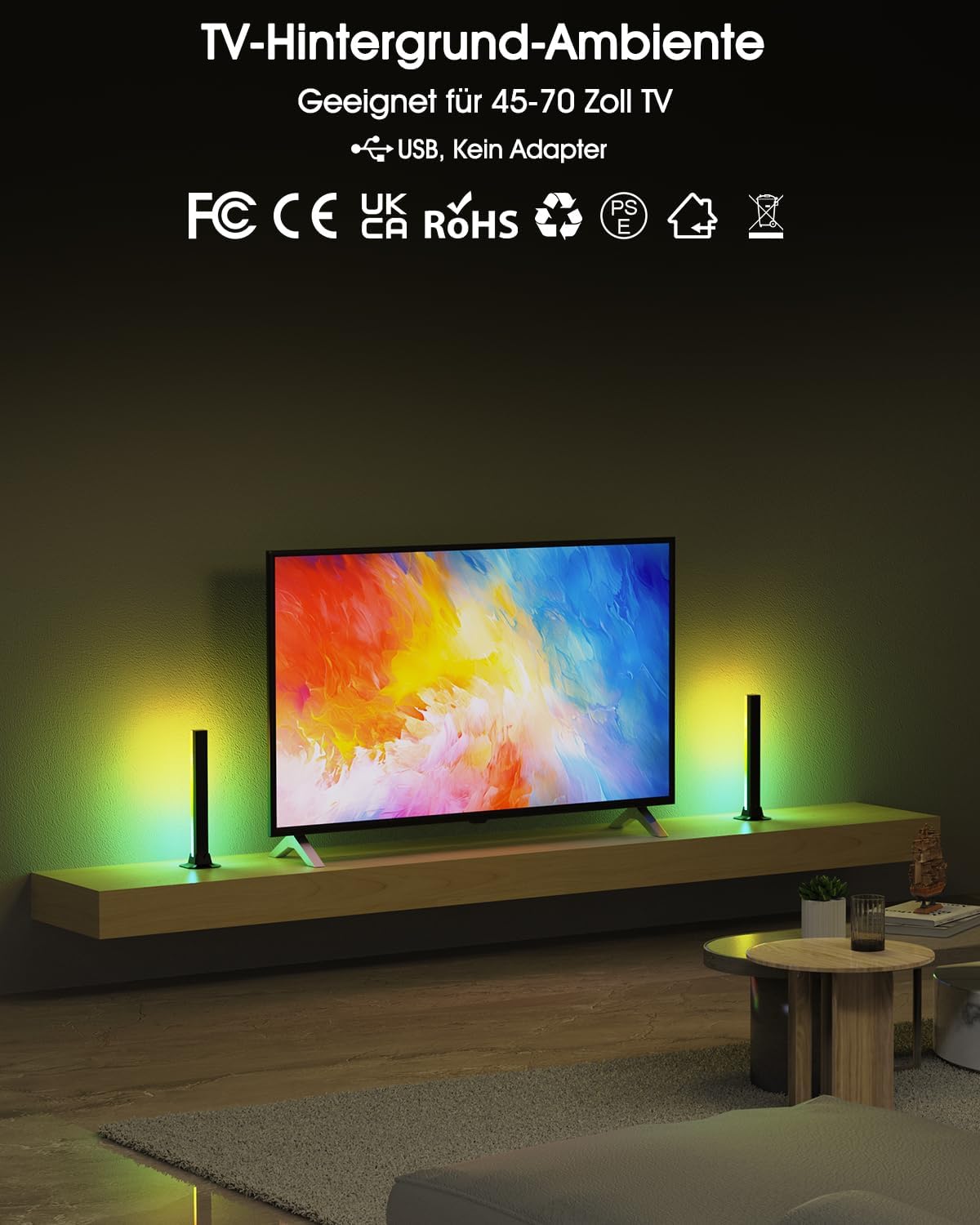 Thumbnail 5 de loyal LED RGB Lightbar 2 Stück