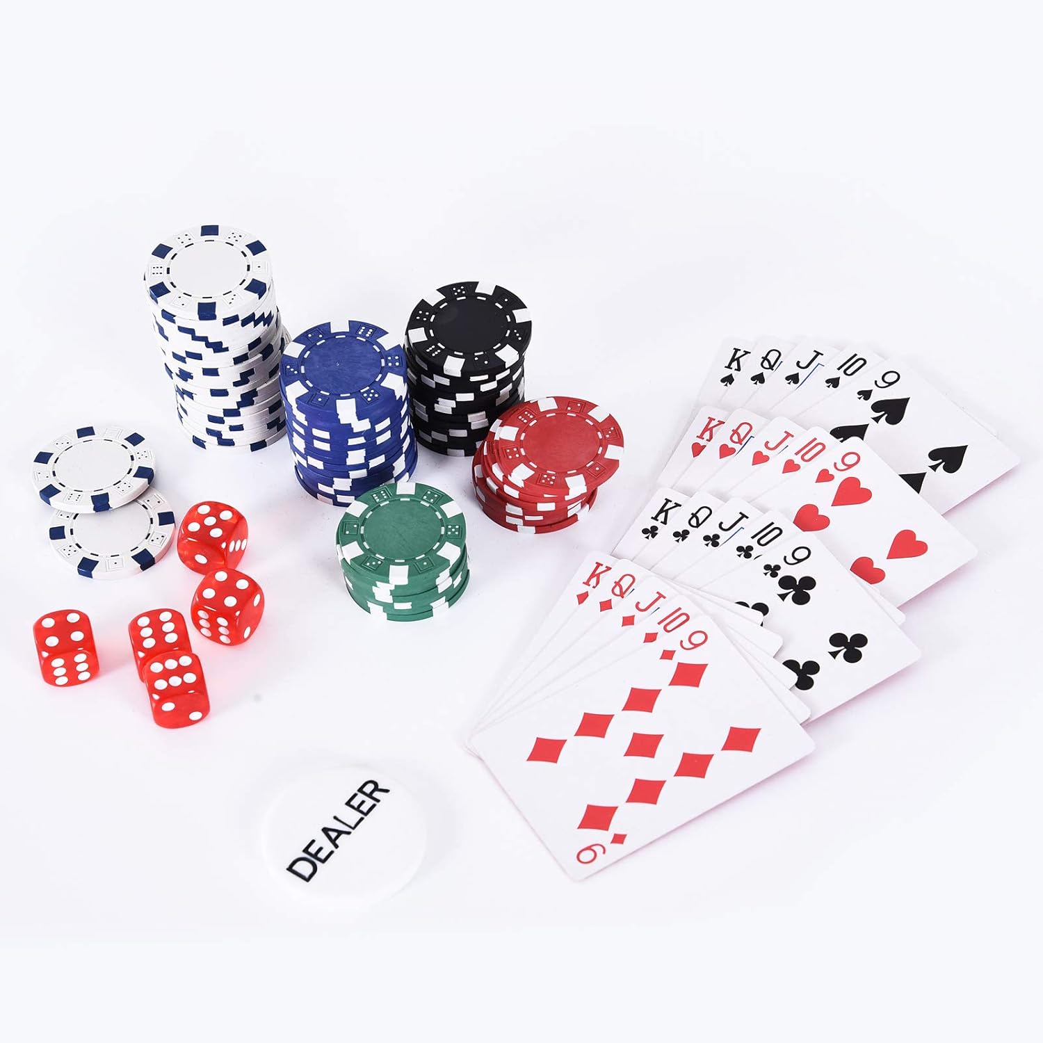 Thumbnail 7 de HOMCOM Maletín de Poker Profesional con Fichas y Cartas ♠