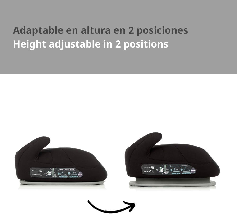 Detalle 2 de Nurse Teen i-Size Rialzo Auto per Bambini 125–150 cm | 6–12 anni, senza schienale, nero (3 kg)