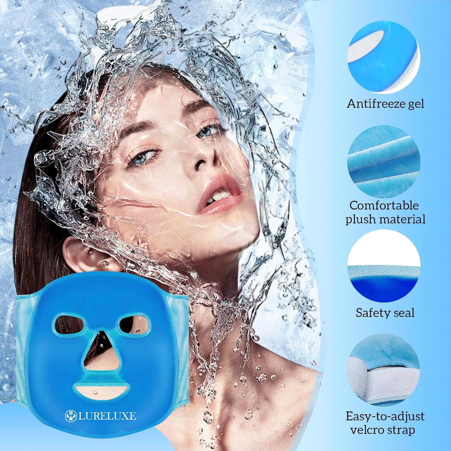 Detalle 2 de Eismaske Gesich Kühlmaske