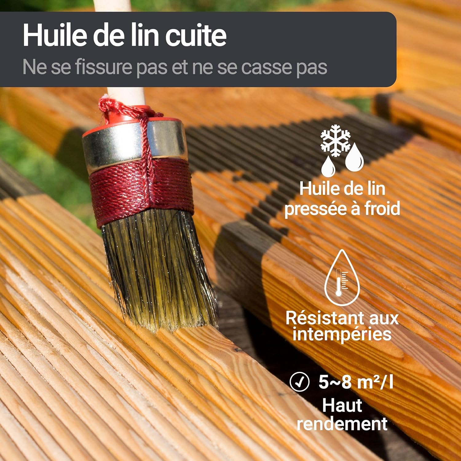 Thumbnail 1 de Huile de lin cuite W210 10L