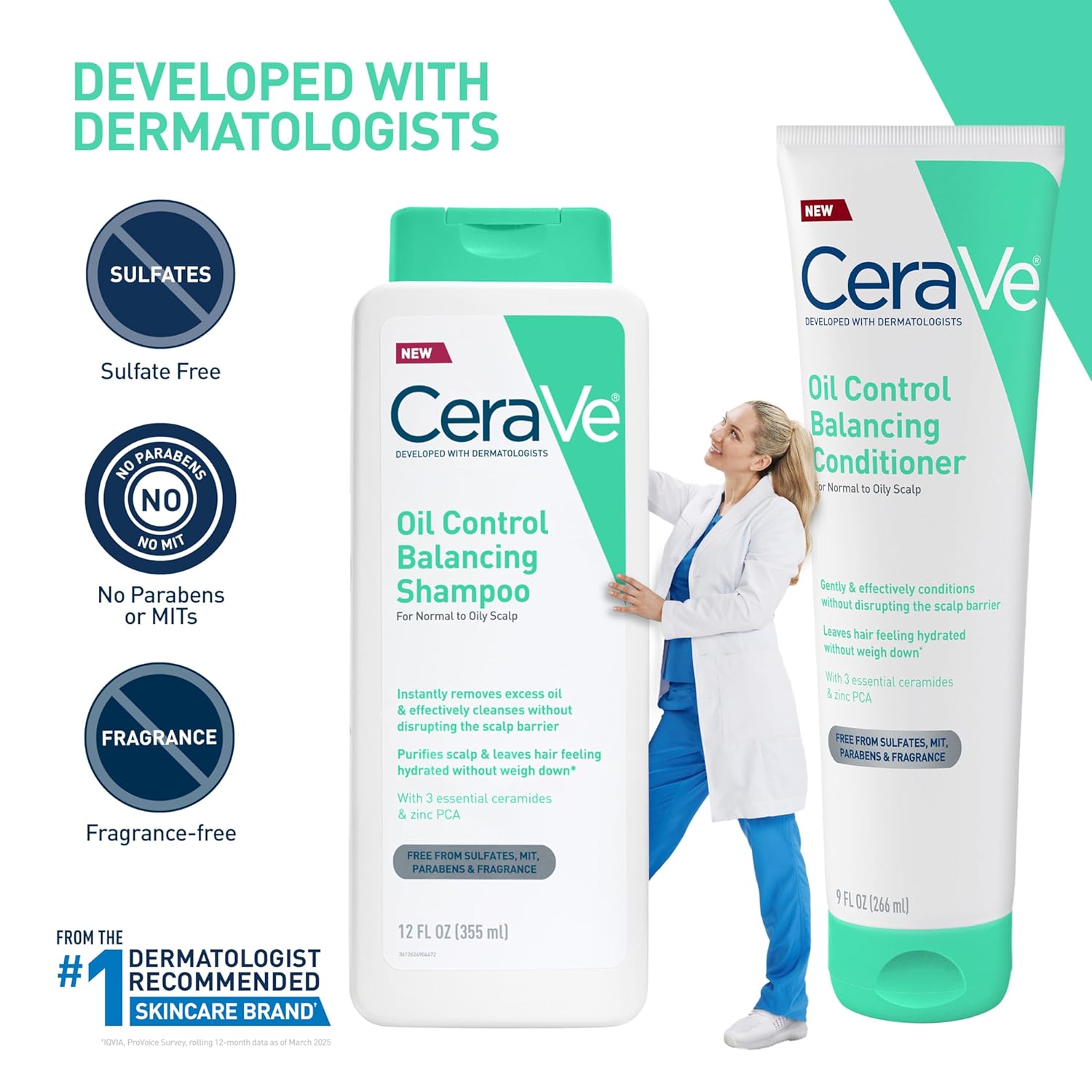 Thumbnail 5 de CeraVe Oil Control Balancing Shampoo 12 oz