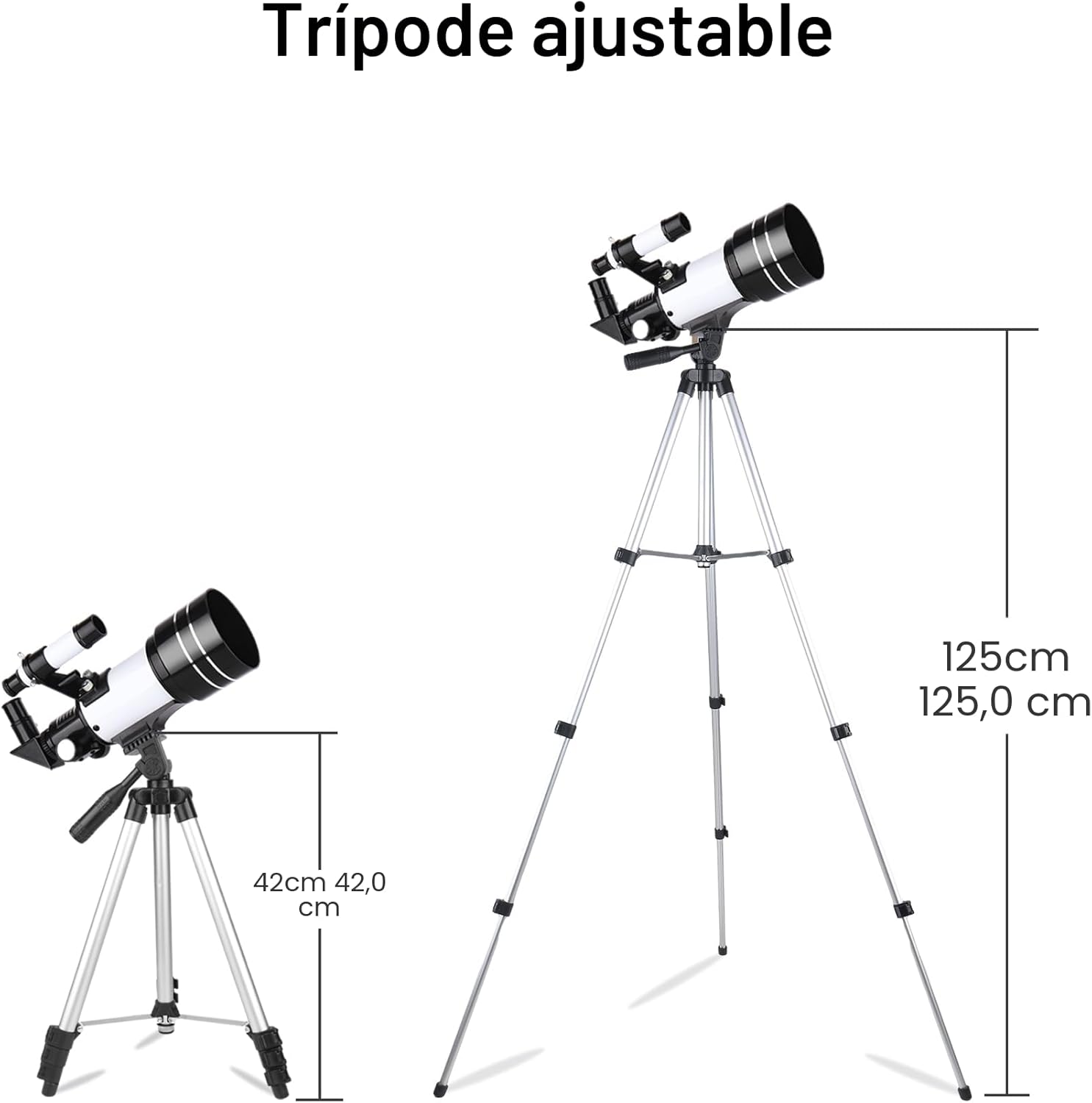 Detalle de Misilmp Telescopio 70 mm para principiantes