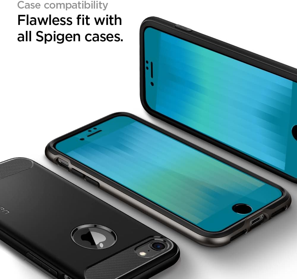 Thumbnail 6 de Spigen AlignMaster in vetro temperato per iPhone SE 3 (2022) / SE 2 (2020) / iPhone 8 / 7 con copertura totale e durezza 9H