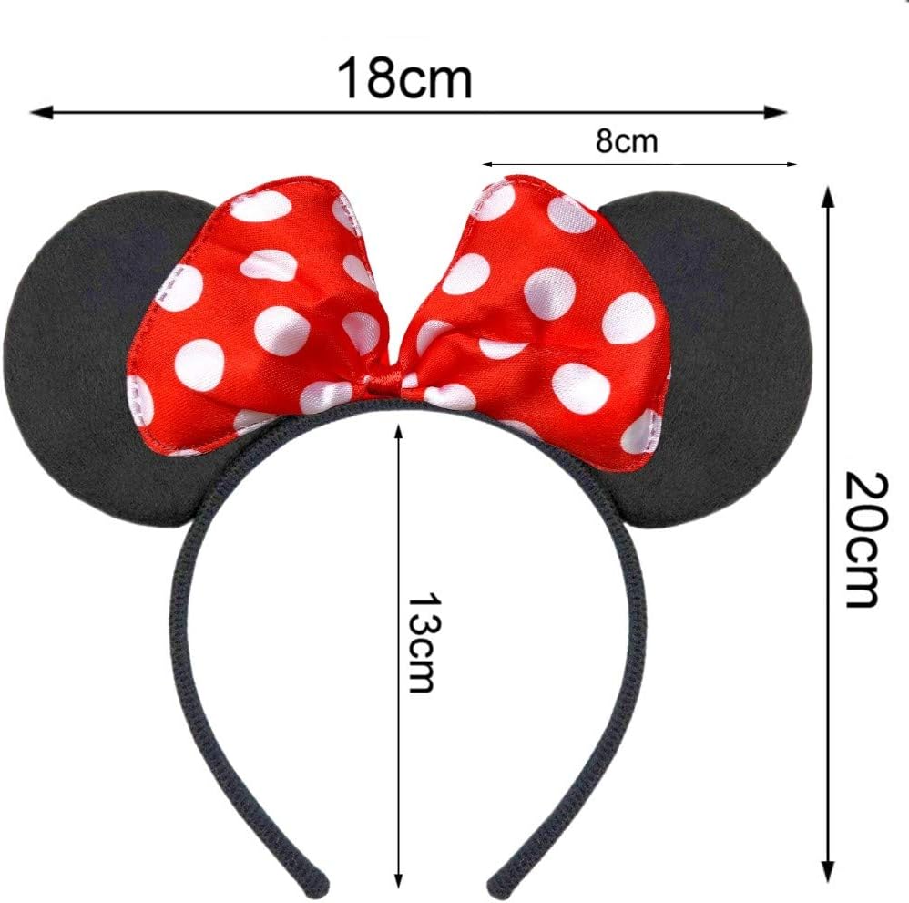 Detalle de Hatstar Haarreifen mit Schleife 11 cm 🎀