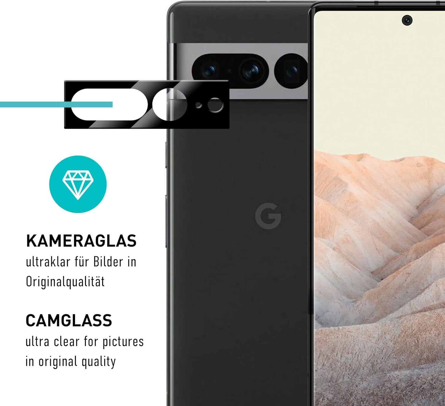 Thumbnail 6 de SmarTect TPU Screen Protector for Google Pixel 7 Pro, 2 Films + 2 Camera Covers