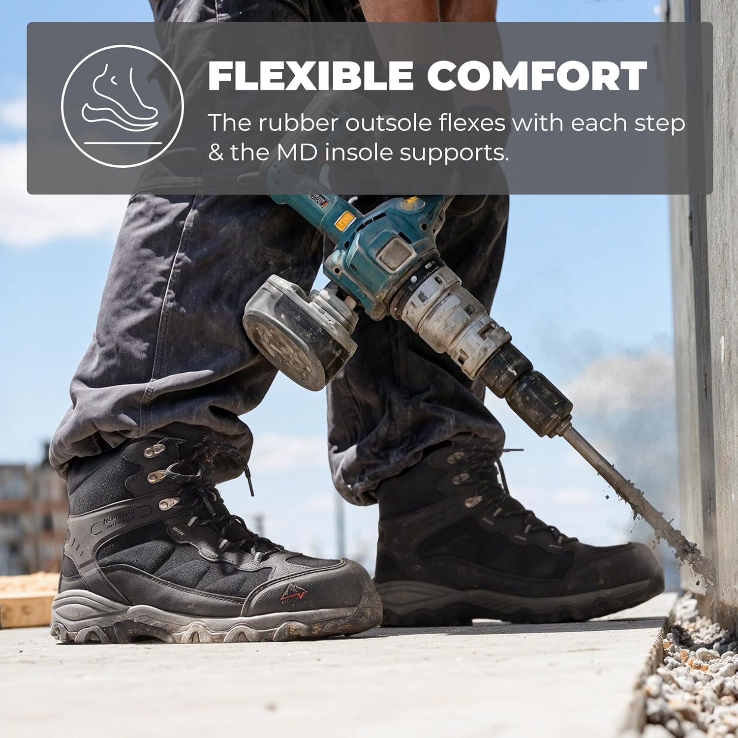 Thumbnail 1 de NORTIV 8 Waterproof Steel Toe Boots for Men – Paladin-Steel