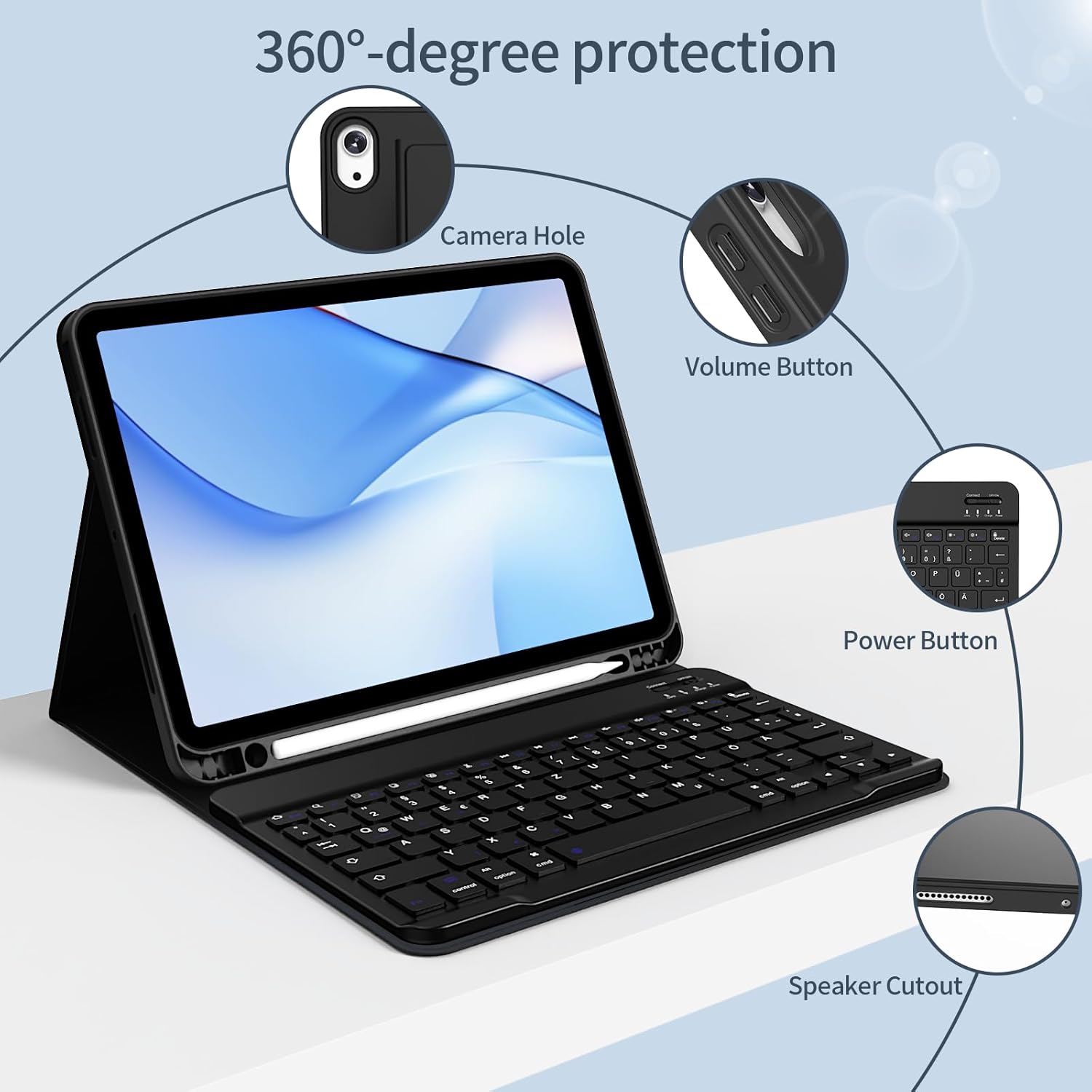 Thumbnail 3 de GKABXY Tastaturhülle iPad Air 11 Z
