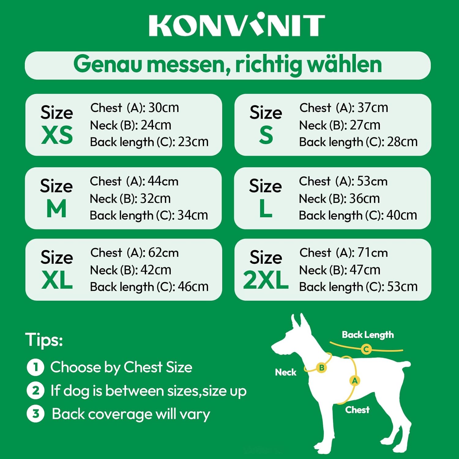 Detalle de Pull KONVINIT sans manches à col roulé pour petit chien, rouge/bleu (hiver & Noël)