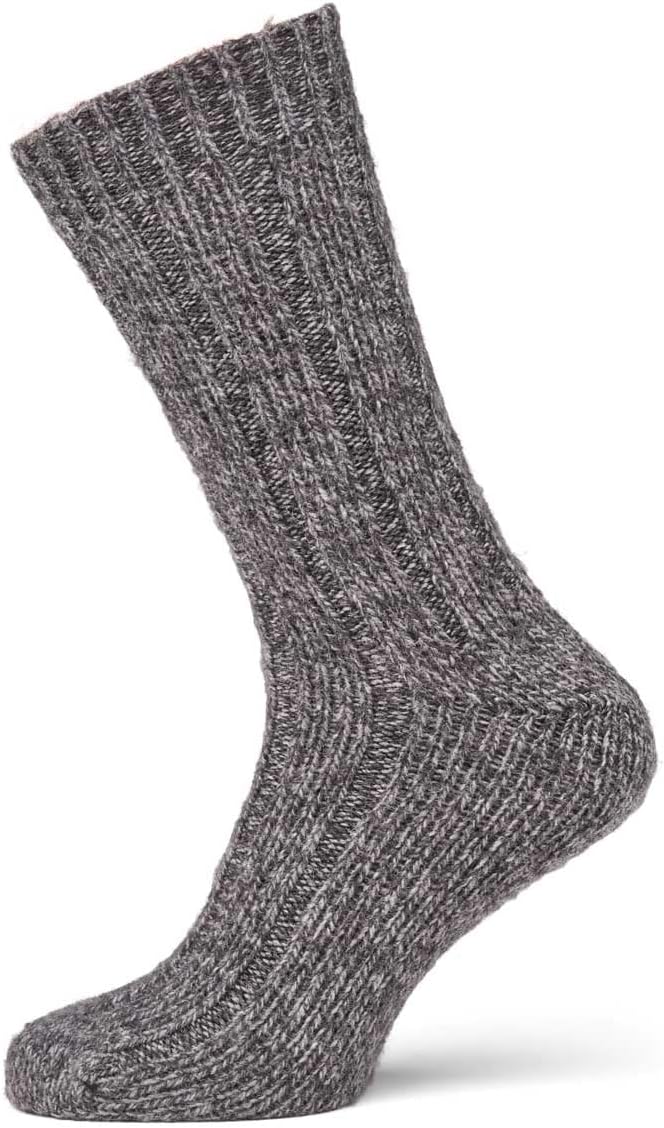 Thumbnail 2 de THE COZY SHEEP Lot de 3 paires de chaussettes en laine chaudes (taille 39-42) – style norvégien