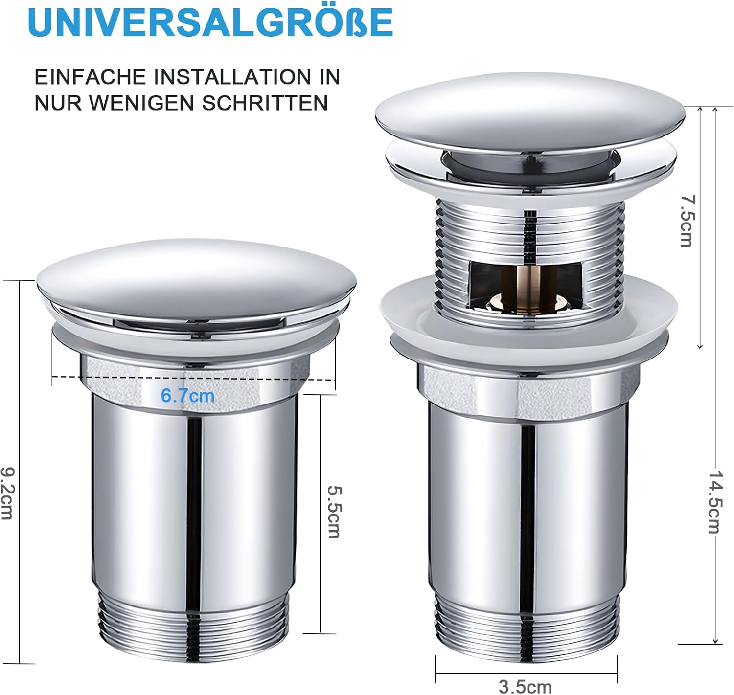 Detalle 2 de SURFOU Piletta Lavabo Pop‑Up G 1 ¼"