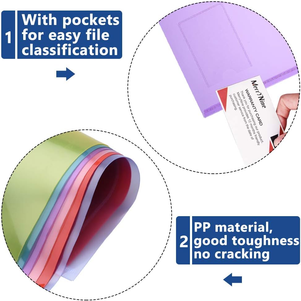Thumbnail 4 de MerryNine Plastic Envelopes Wallets A4 30pack