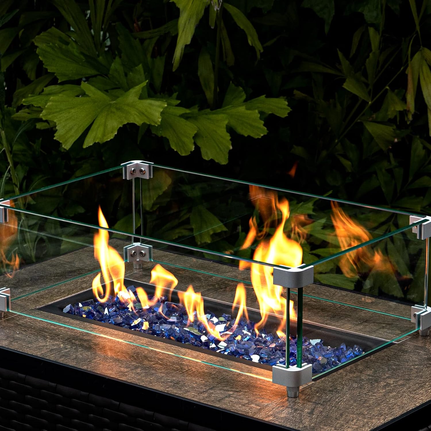 Detalle de GASPRO 00ACA031_AM02US09 20 lb Reflective Fire Glass, Cobalt Blue, 1/2-Inch