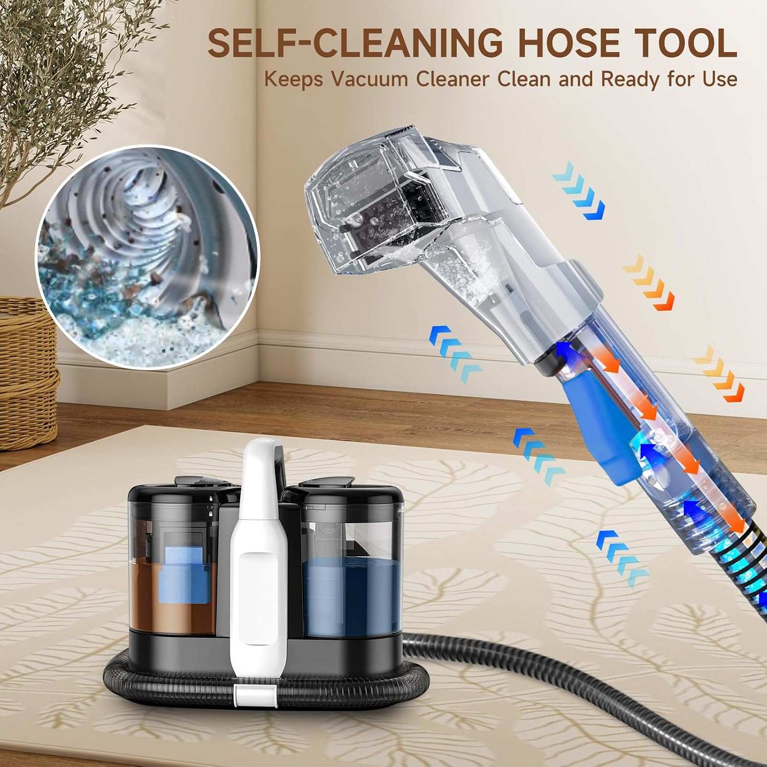 Thumbnail 6 de Portable Carpet Cleaner 600W 18Kpa