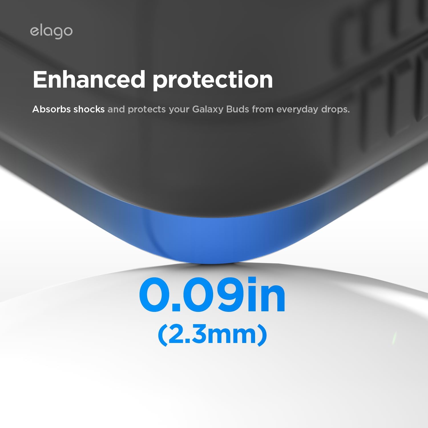Detalle de elago Coque Pager pour étui Samsung Galaxy Buds 4 Pro & Buds 4 (noir) avec lanière