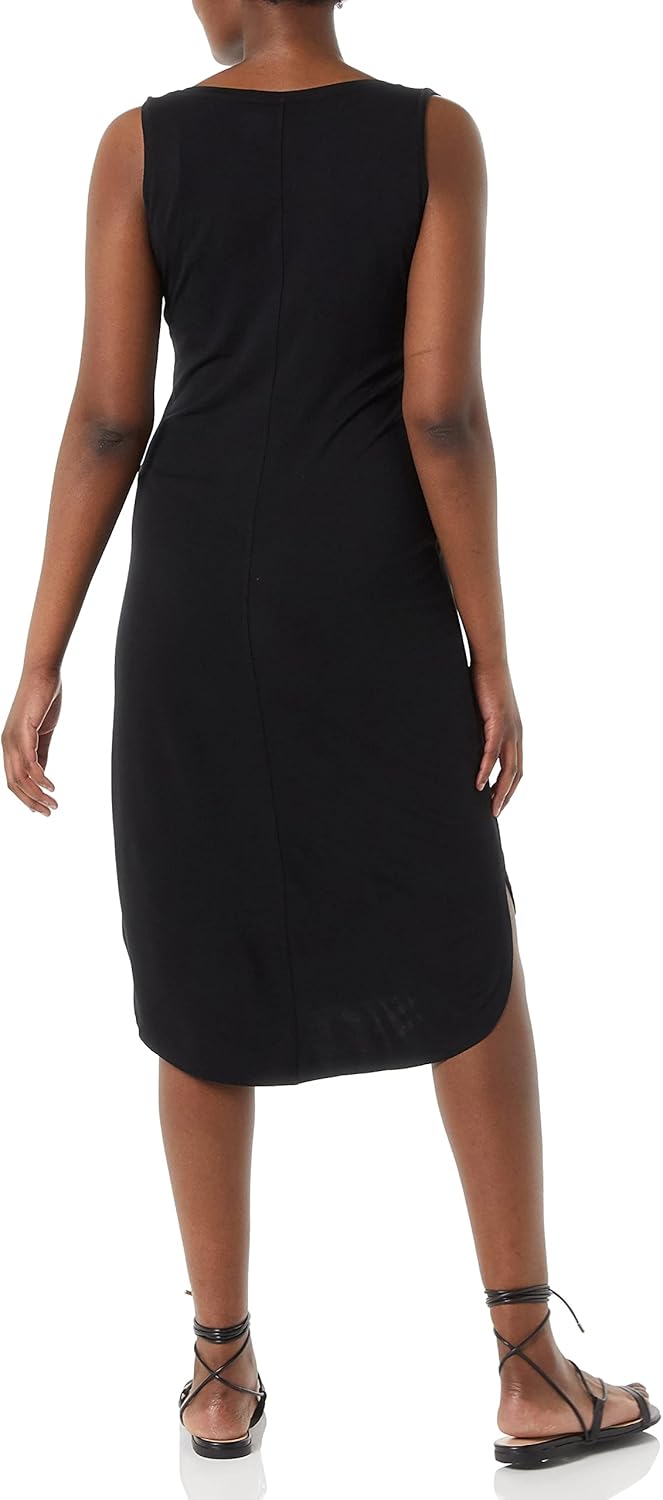 Thumbnail 1 de Amazon Essentials Women’s Sleeveless Regular-Fit V-Neck Jersey Midi Dress (Previously Daily Ritual)