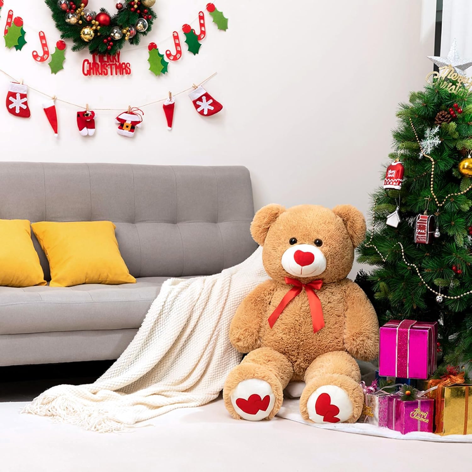 Thumbnail 5 de HollyHOME Big Teddy Bear 36 inch plush