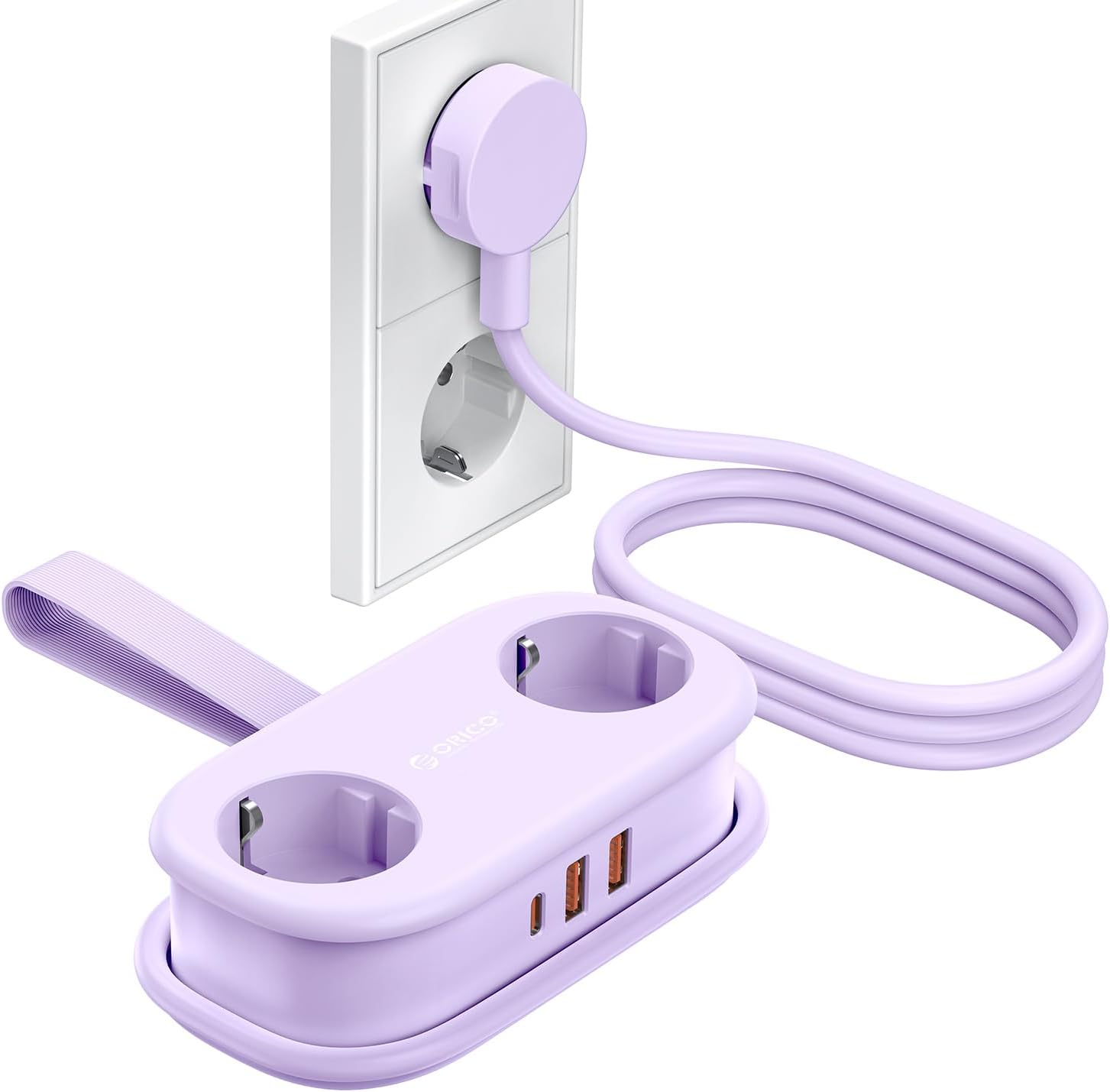 Detalle de ORICO AP3-Lilla Ciabatta multipresa 5 in 1 20W