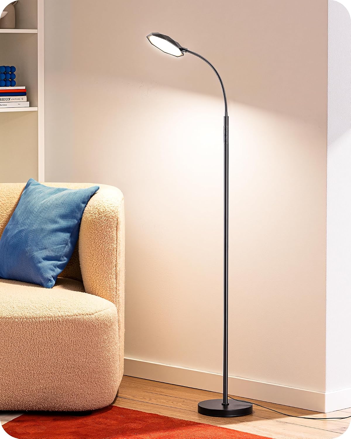 Detalle de EDISHINE FLL-018-XX LED Floor Lamp, Dimmable with 4 CCTs and Remote