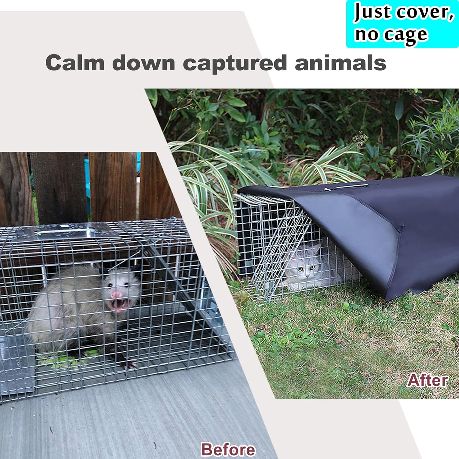 Detalle de Animal Trap Cage Cover, 600D Oxford Fabric