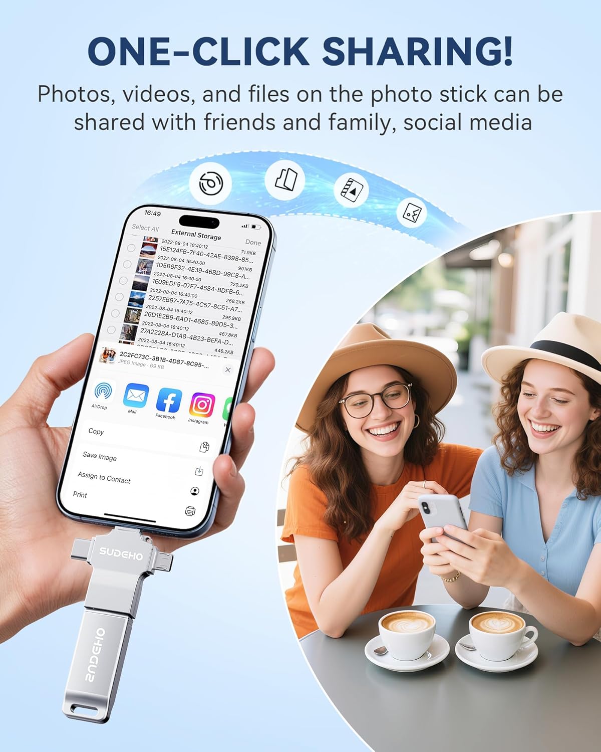 Thumbnail 5 de Photo Stick 128GB MFi Certified USB Flash Drive