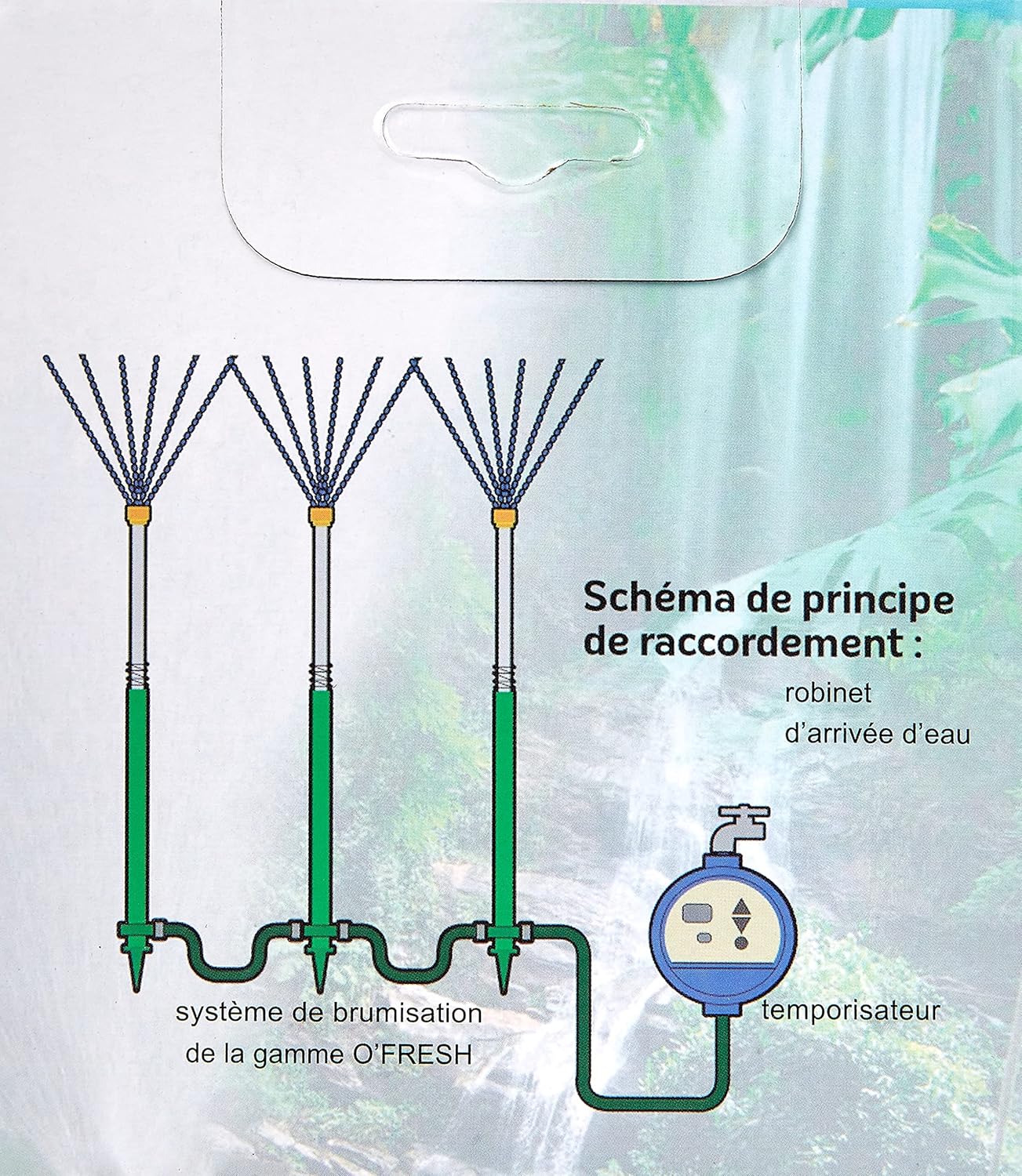 Thumbnail 2 de O'FRESH Digitialer Zeitgeber für sprühnebel terrasse – Niederdruck, automatische Bewässerung