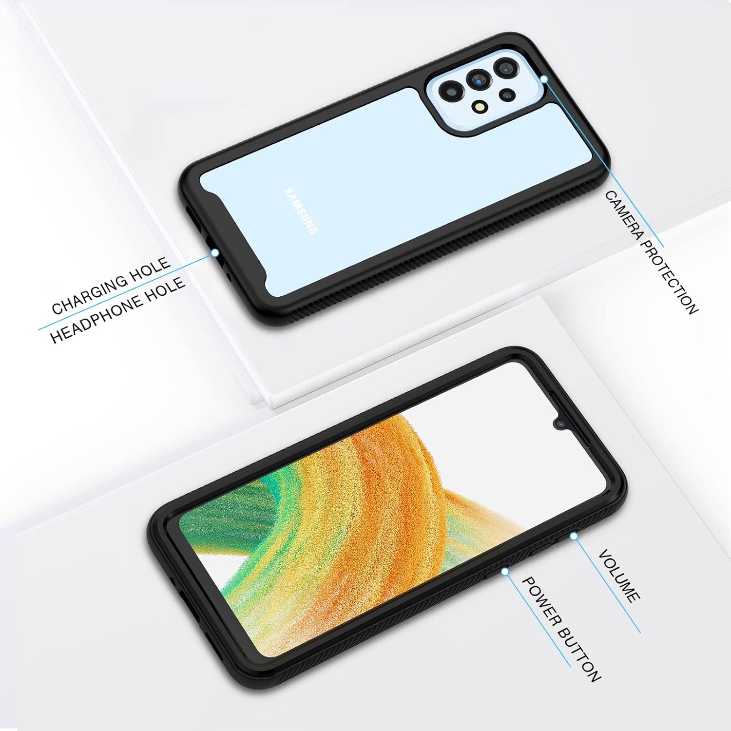Thumbnail 4 de CENHUFO Samsung A33 5G Case with Screen Protector