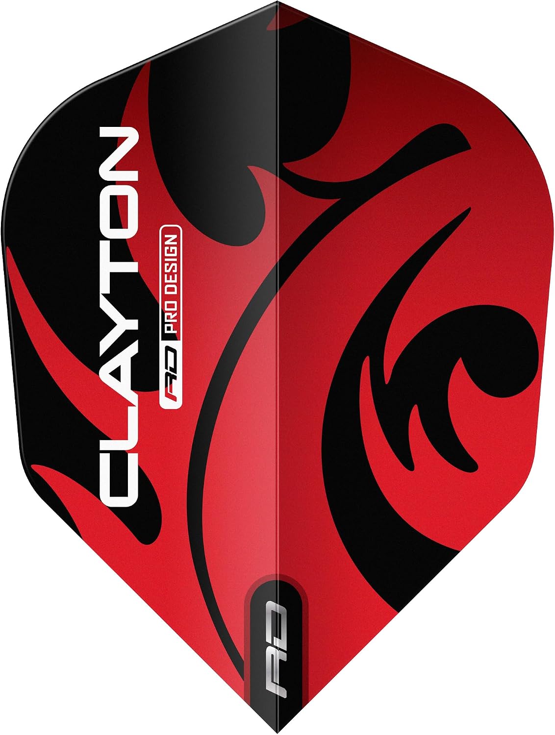Detalle 2 de RED DRAGON Professional Player Hardcore Shape No. 6 Extra Thick Dart Flights – 100 Micron, 9 Flights per Pack