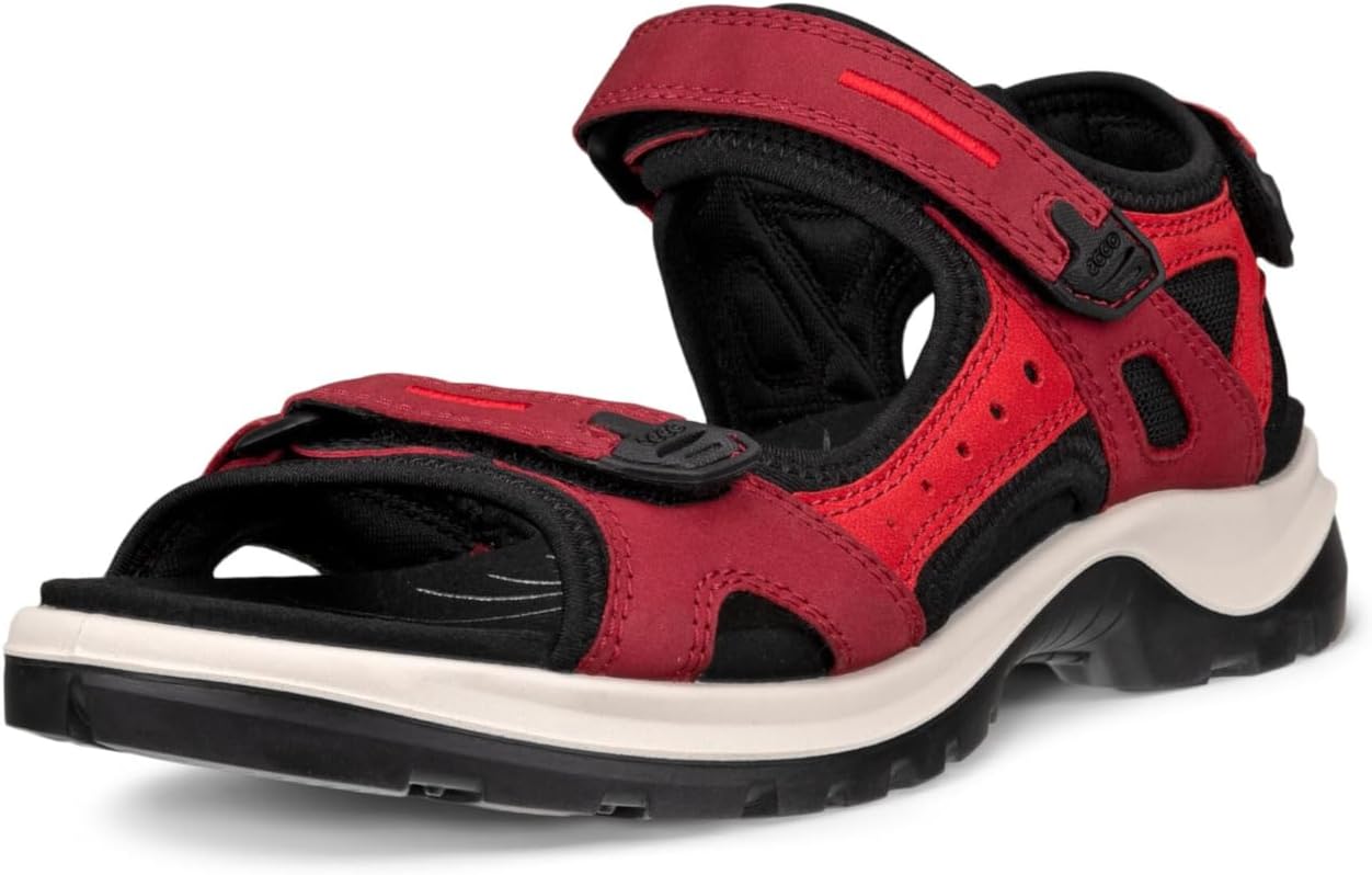 Thumbnail 6 de ECCO Damen Offroad Yucatan Schwarz/Mole – langlebiger Lederschuh mit 3-Riemen-Verschluss