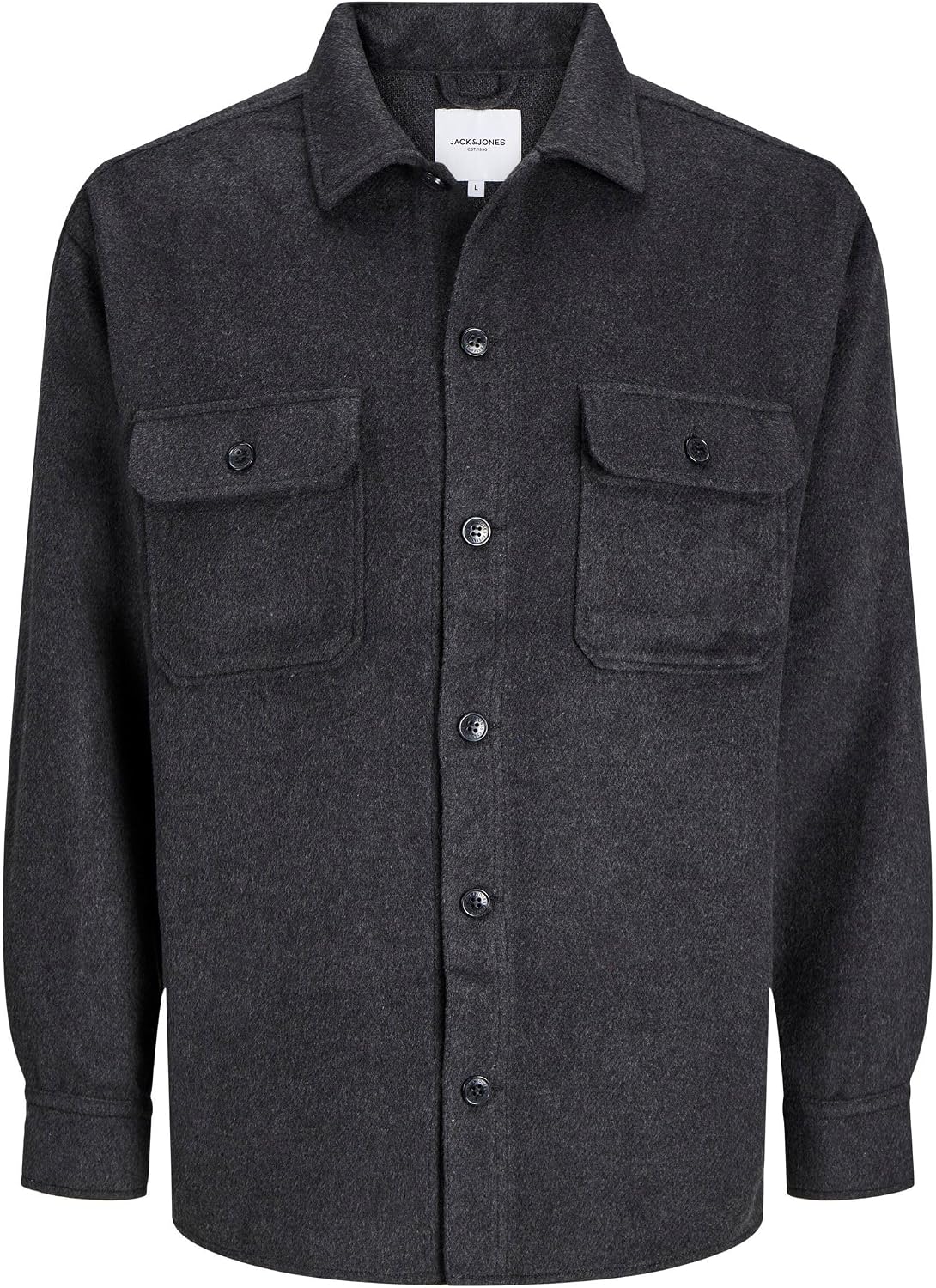 Detalle de JACK & JONES Jjebradley Ollie Overshirt – long-sleeve loose-cut shirt