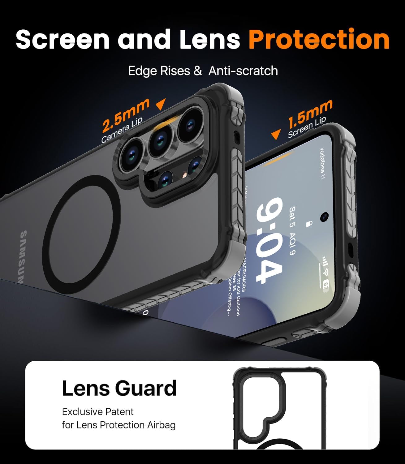 Thumbnail 5 de DEERLAMN Strong Magnetic Case for Galaxy S26 Ultra