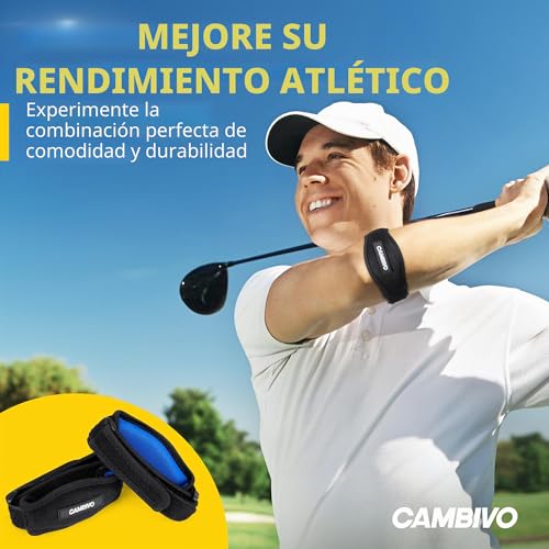 Thumbnail 7 de CAMBIVO 2x Codera Epicondilitis: Compresión ajustable y antideslizante para codo Tenista y golfista
