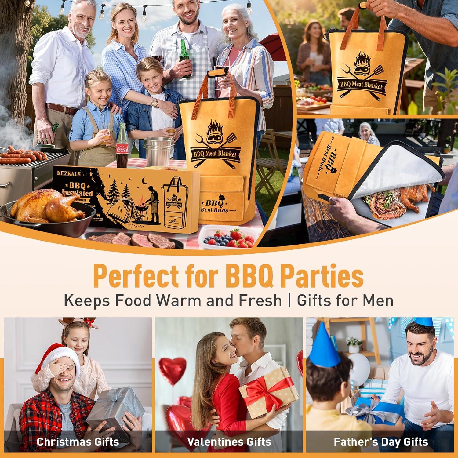Thumbnail 6 de KEZKALS BBQ Blanket for Meat Resting: Extra Large Insulated Bag for Big Roasts