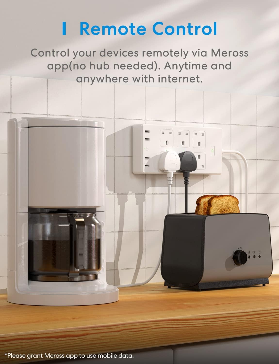 Thumbnail 2 de Meross Smart Power Strip 6-outlet with USB 🔌