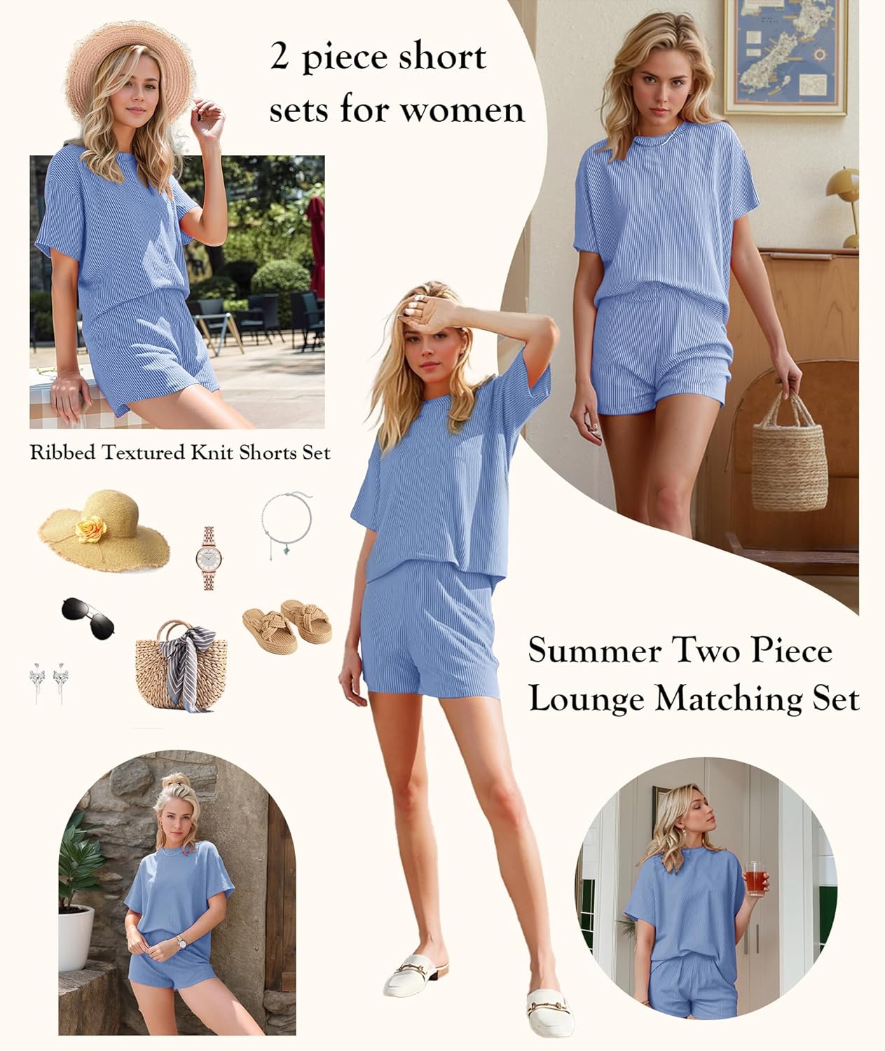 Thumbnail 2 de MARZXIN Two-Piece Summer Knit Set for Women