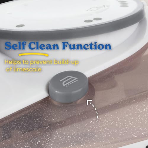 Detalle de Russell Hobbs Pearl Glide Steam Iron with Pearl Infused Ceramic Soleplate